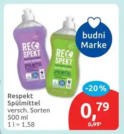 Budni Respekt spülmittel Angebot