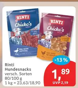 Budni Rinti hundesnacks Angebot