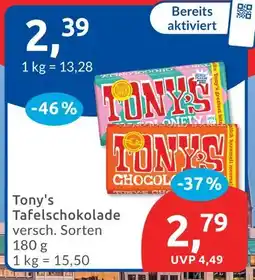 Budni Tony's tafelschokolade Angebot