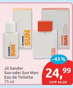 Budni Jil sander sun eau de toilette Angebot
