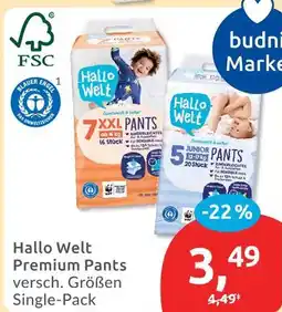 Budni Hallo welt premium pants Angebot
