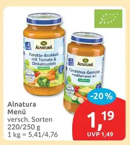 Budni Alnatura menü Angebot