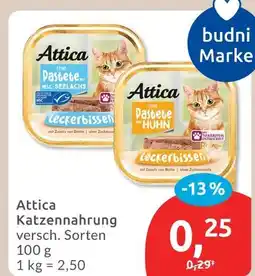 Budni Attica katzennahrung Angebot