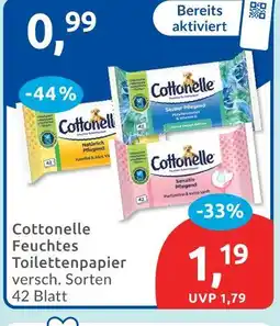Budni Cottonelle feuchtes toilettenpapier Angebot