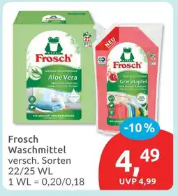 Budni Frosch waschpulver Angebot