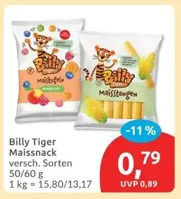 Budni Billy tiger maissnack Angebot