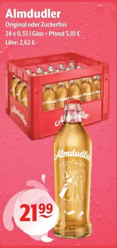 Getränke Hoffmann Almdudler Original oder Zuckerfrei Angebot
