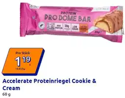 Action Accelerate Proteinriegel Cookie & Cream Angebot