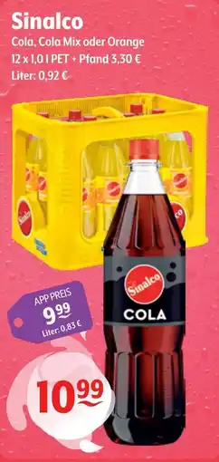 Getränke Hoffmann Sinalco Cola, Cola Mix oder Orange Angebot