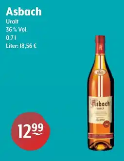 Getränke Hoffmann Asbach Uralt Angebot