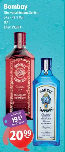 Getränke Hoffmann Bombay Gin Angebot