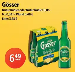 Getränke Hoffmann Gösser Natur Radler oder Natur Radler 0,0% Angebot