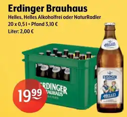 Getränke Hoffmann Erdinger Brauhaus Helles, Helles Alkoholfrei oder NaturRadler Angebot