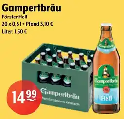 Getränke Hoffmann Gampertbräu Förster Hell Angebot