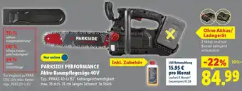 PARKSIDE PERFORMANCE Akku-Baumpflegesäge 40V