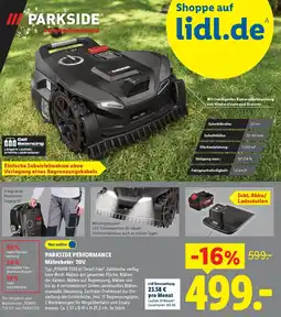 Lidl PARKSIDE PERFORMANCE Mähroboter 20V Angebot