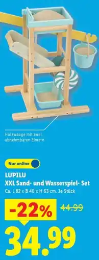 Lidl LUPILU XXL Sand- und Wasserspiel Set Angebot