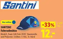 Lidl SANTINI Fahrradmütze Angebot