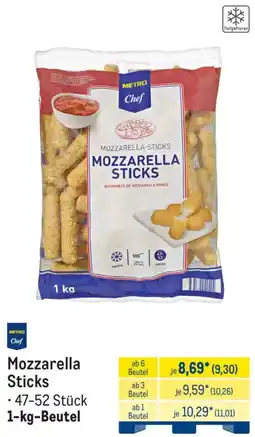 METRO METRO Chef Mozzarella Sticks Angebot