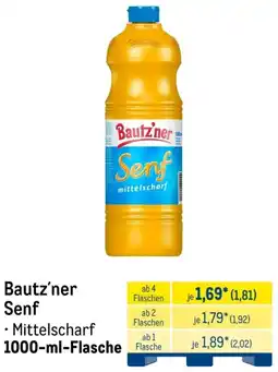 METRO Bautz'ner Senf Angebot