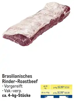 METRO Brasilianisches Rinder-Roastbeef Angebot