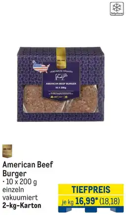 METRO American Beef Burger Angebot