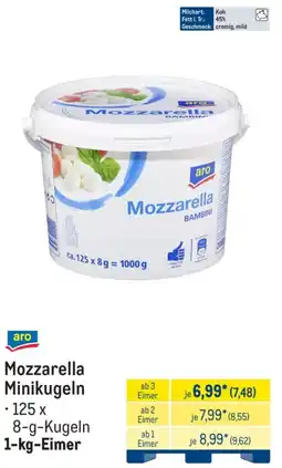 METRO aro Mozzarella Minikugeln Angebot
