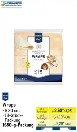 METRO METRO Chef Wraps Angebot