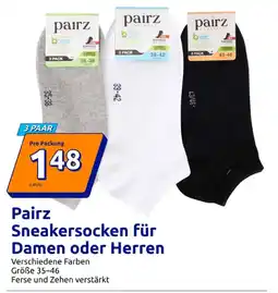 Action Pairz sneakersocken damen oder herren Angebot