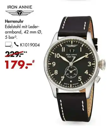 Galeria Iron Annie Herrenuhr Angebot