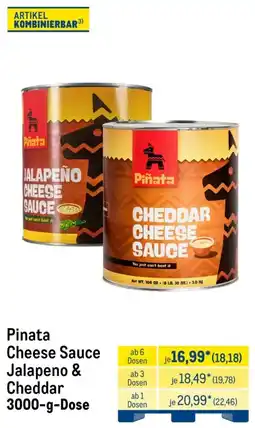 METRO Pinata Cheese Sauce Jalapeno & Cheddar Angebot