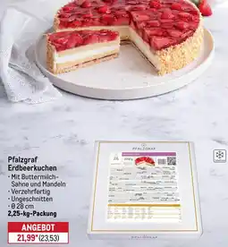 METRO Pfalzgraf Erdbeerkuchen Angebot