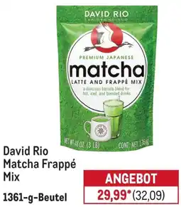 METRO David Rio Matcha Frappé Mix Angebot
