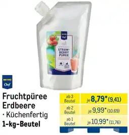 METRO METRO Chef Fruchtpüree Erdbeere Angebot