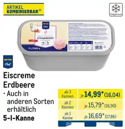 METRO METRO Chef Eiscreme Erdbeere Angebot