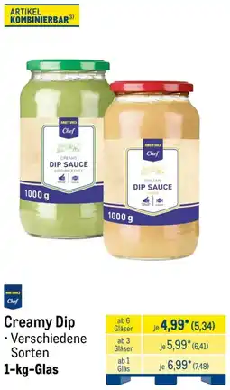 METRO METRO Chef Creamy Dip Angebot