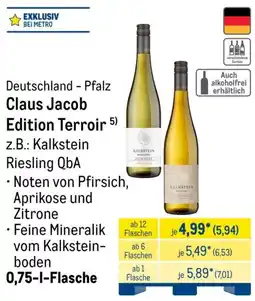 METRO Claus Jacob Edition Terroir Angebot