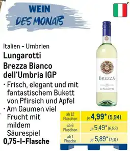 METRO Lungarotti Brezza Bianco dell'Umbria IGP Angebot