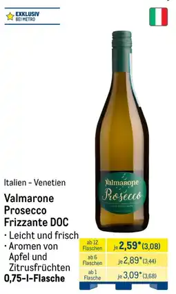 METRO Valmarone Prosecco Frizzante DOC Angebot