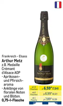 METRO Arthur Metz Angebot