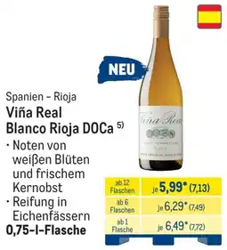 METRO Viña Real Blanco Rioja DOCa Angebot
