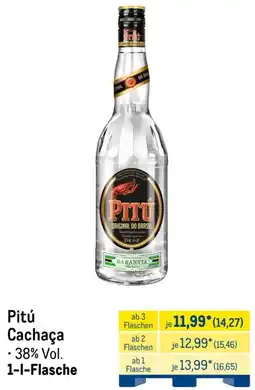 METRO Pitú Cachaça Angebot