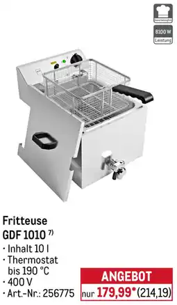 METRO Fritteuse GDF 1010 Angebot