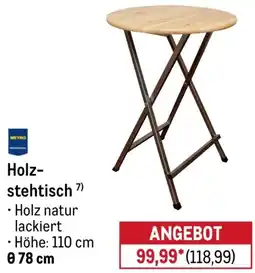 METRO METRO PROFESSIONAL Holzstehtisch Angebot