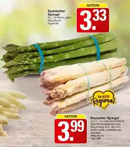 WEZ Spanischer Spargel Angebot