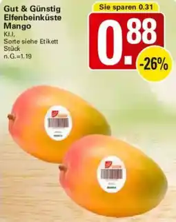 WEZ Gut & Günstig Elfenbeinküste Mango Angebot