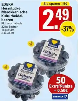 WEZ EDEKA Herzstücke Marokkanische Kulturheidelbeeren Angebot
