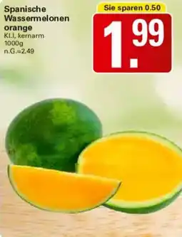 WEZ Spanische Wassermelonen Angebot