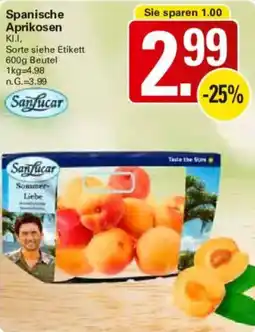 WEZ Spanische Aprikosen Angebot