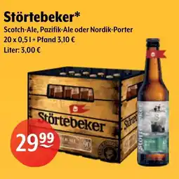 Getränke Hoffmann Störtebeker Scotch-Ale, Pazifik-Ale oder Nordik-Porter Angebot